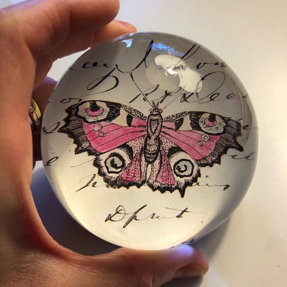 John Derian Other - John Derisn decoupage glass domed paperweight